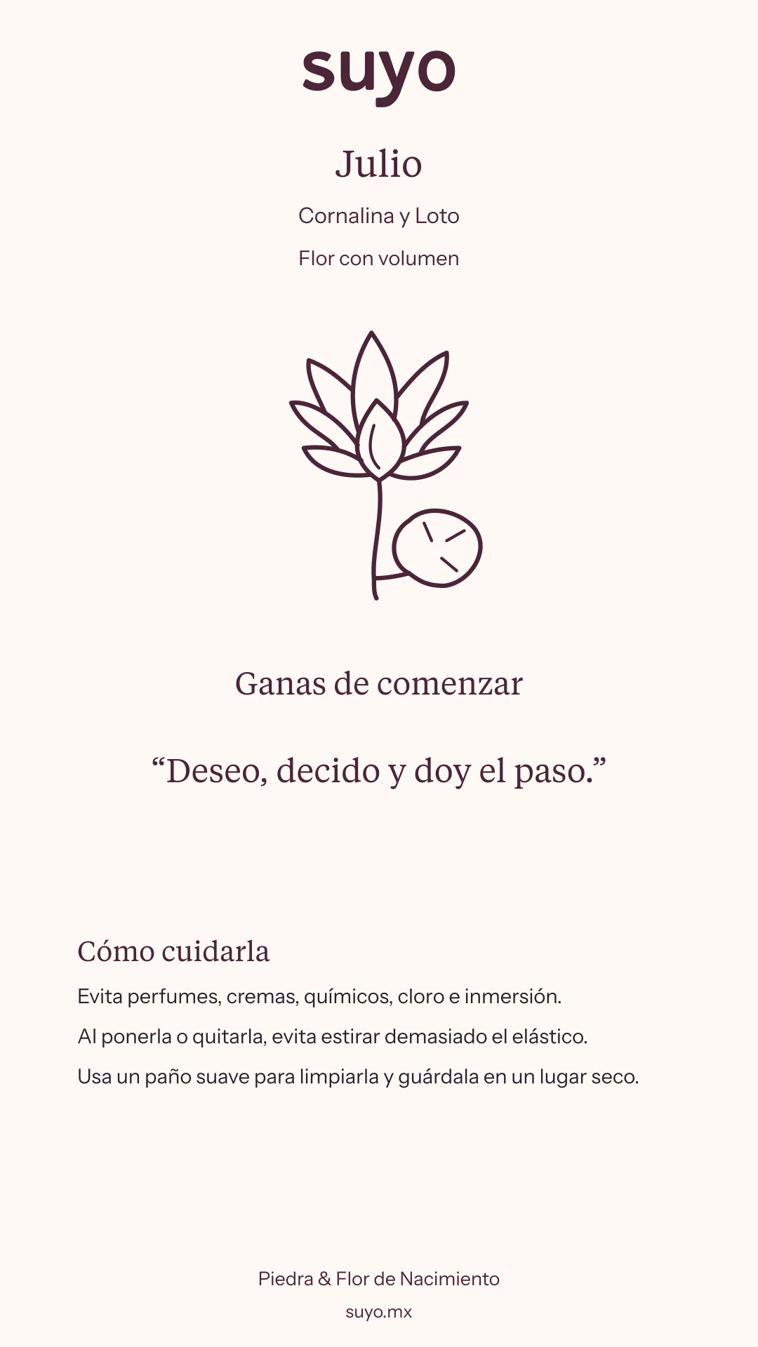 Ficha de Julio · Flor con volumen