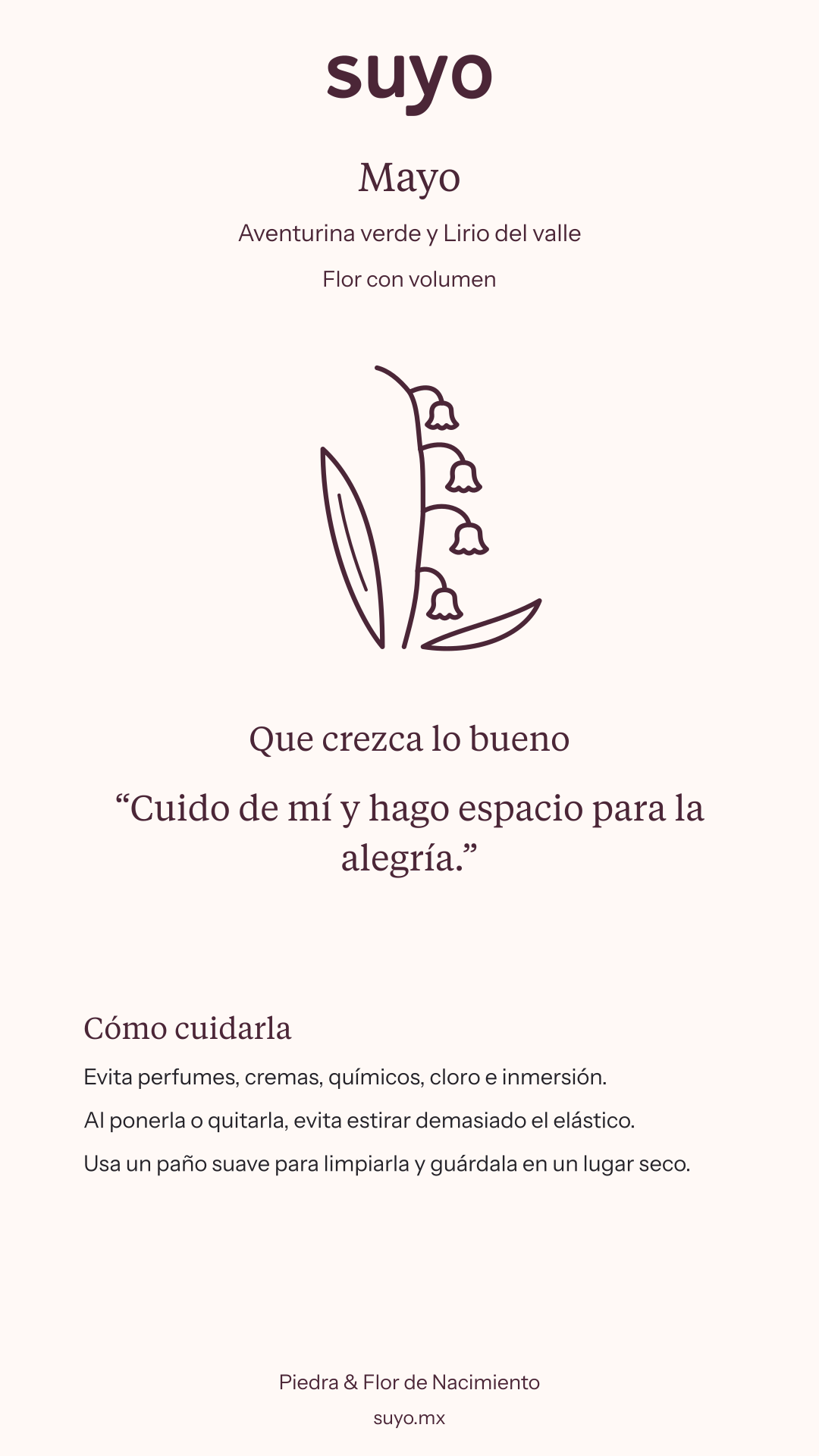Ficha de Mayo · Flor con volumen